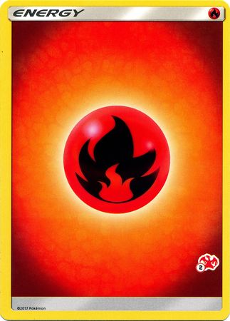 Fire Energy (Charizard Stamp #2) [Battle Academy 2020] | Amazing Games TCG