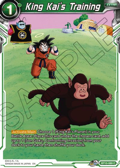 King Kai's Training [BT15-089] | Amazing Games TCG