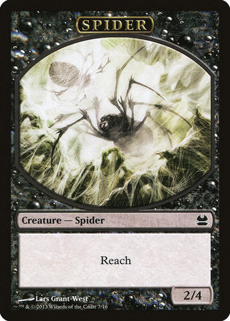 Spider Token (Black) [Modern Masters Tokens] | Amazing Games TCG