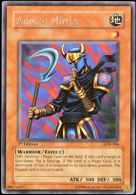 Armed Ninja [LOB-106] Rare | Amazing Games TCG