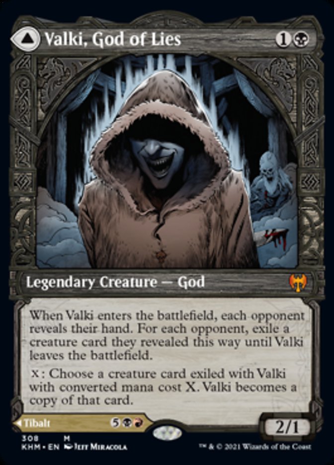 Valki, God of Lies // Tibalt, Cosmic Impostor (Showcase) [Kaldheim] | Amazing Games TCG