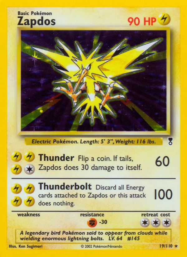Zapdos (19/110) [Legendary Collection] | Amazing Games TCG