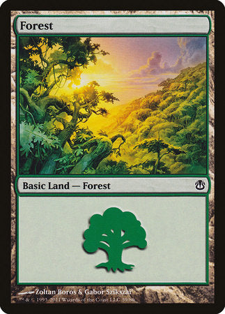 Forest (39) [Duel Decks: Ajani vs. Nicol Bolas] | Amazing Games TCG