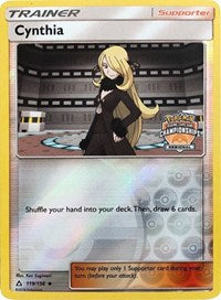 Cynthia (119/156) (Regional Championship Promo) [Sun & Moon: Ultra Prism] | Amazing Games TCG