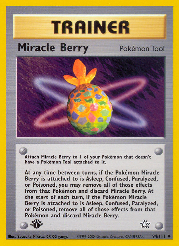 Miracle Berry (94/111) [Neo Genesis 1st Edition] | Amazing Games TCG