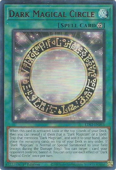 Dark Magical Circle (Red) [LDS3-EN093] Ultra Rare | Amazing Games TCG