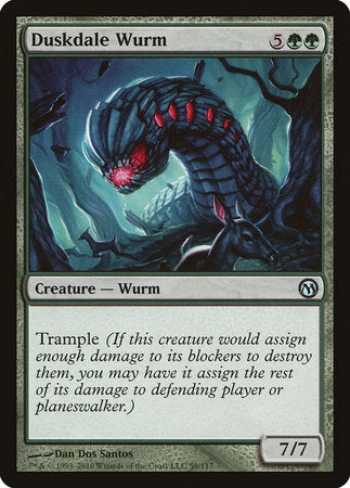 Duskdale Wurm [Duels of the Planeswalkers] | Amazing Games TCG