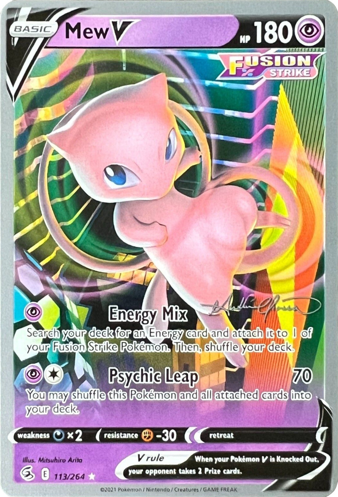 Mew V (113/264) (The Shape of Mew - Andre Chiasson) [World Championships 2022] | Amazing Games TCG