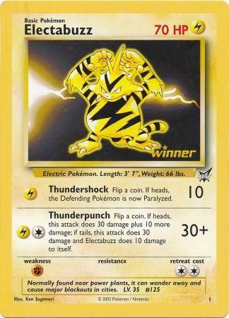 Electabuzz (1) (Jumbo Card) [Best of Promos] | Amazing Games TCG