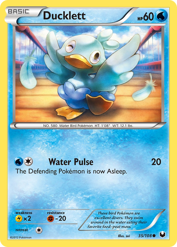 Ducklett (35/108) [Black & White: Dark Explorers] | Amazing Games TCG