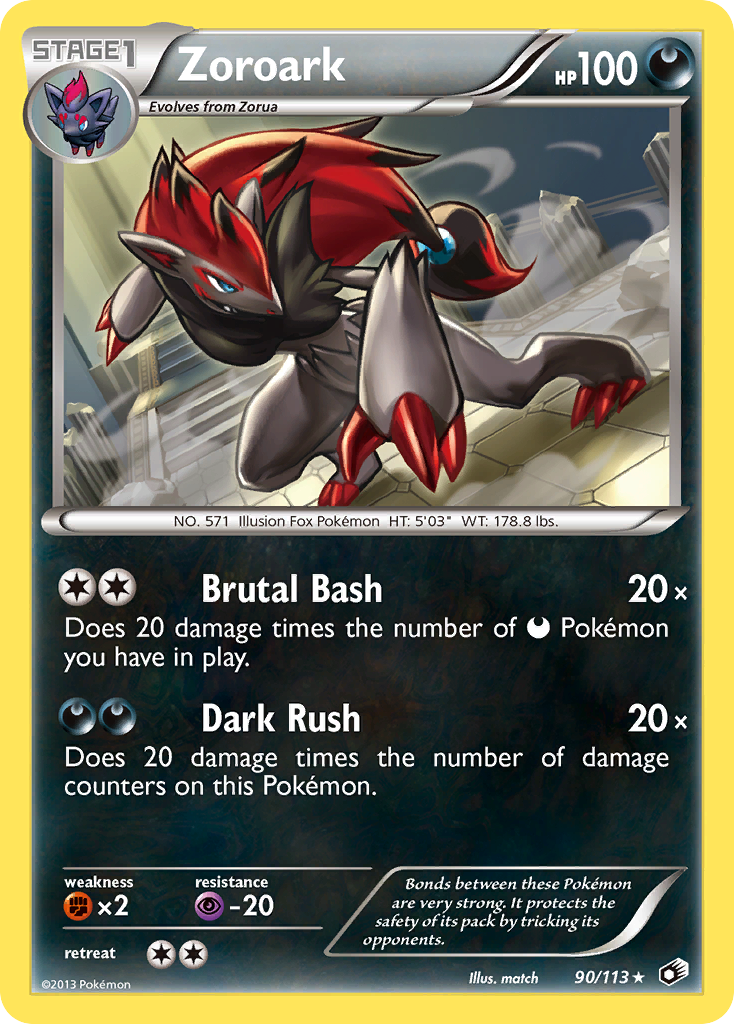 Zoroark (90/113) [Black & White: Legendary Treasures] | Amazing Games TCG