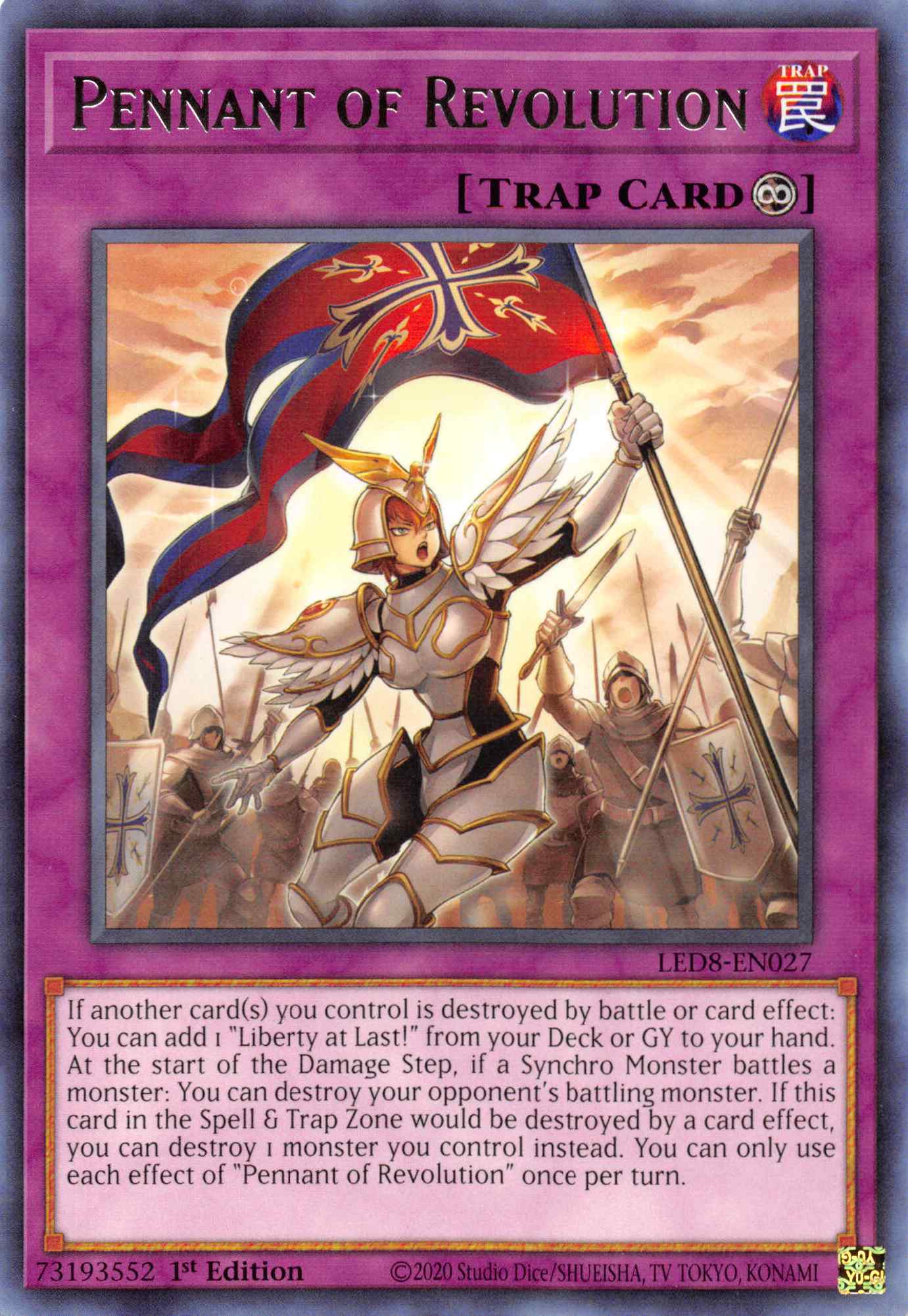 Pennant of Revolution [LED8-EN027] Rare | Amazing Games TCG