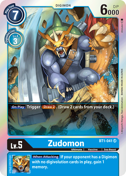 Zudomon [BT1-041] [Release Special Booster Ver.1.0] | Amazing Games TCG