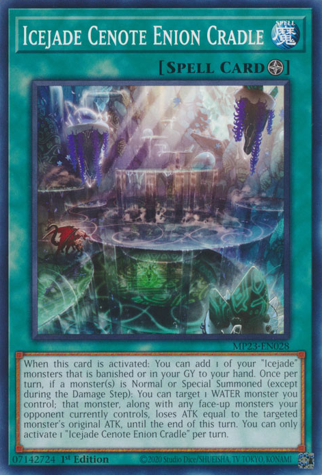 Icejade Cenote Enion Cradle [MP23-EN028] Common | Amazing Games TCG