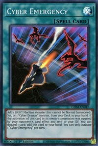 Cyber Emergency [GEIM-EN042] Super Rare | Amazing Games TCG