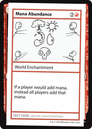 Mana Abundance (2021 Edition) [Mystery Booster Playtest Cards] | Amazing Games TCG