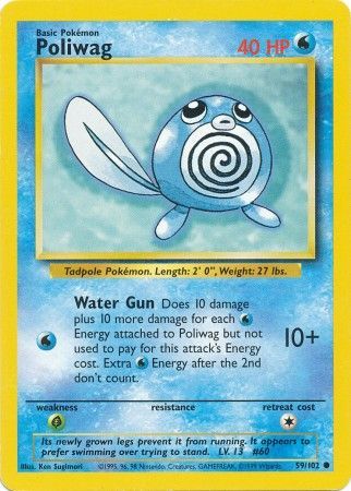 Poliwag (59/102) [Base Set Unlimited] | Amazing Games TCG