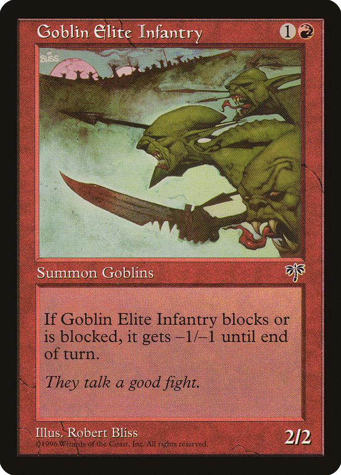 Goblin Elite Infantry [Mirage] | Amazing Games TCG