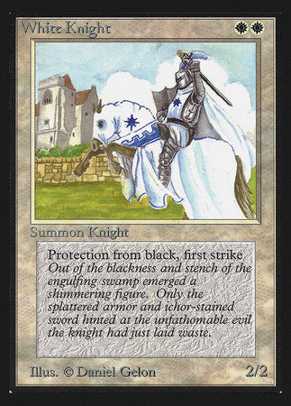White Knight (IE) [Intl. Collectors’ Edition] | Amazing Games TCG