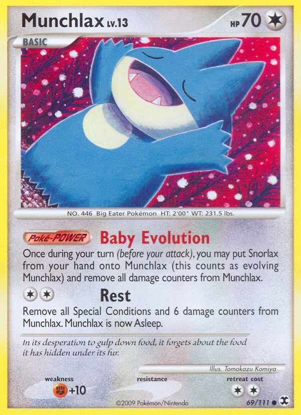 Munchlax (69/111) [Platinum: Rising Rivals] | Amazing Games TCG