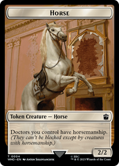 Horse // Treasure (0028) Double-Sided Token [Doctor Who Tokens] | Amazing Games TCG