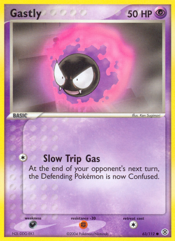 Gastly (63/112) [EX: FireRed & LeafGreen] | Amazing Games TCG
