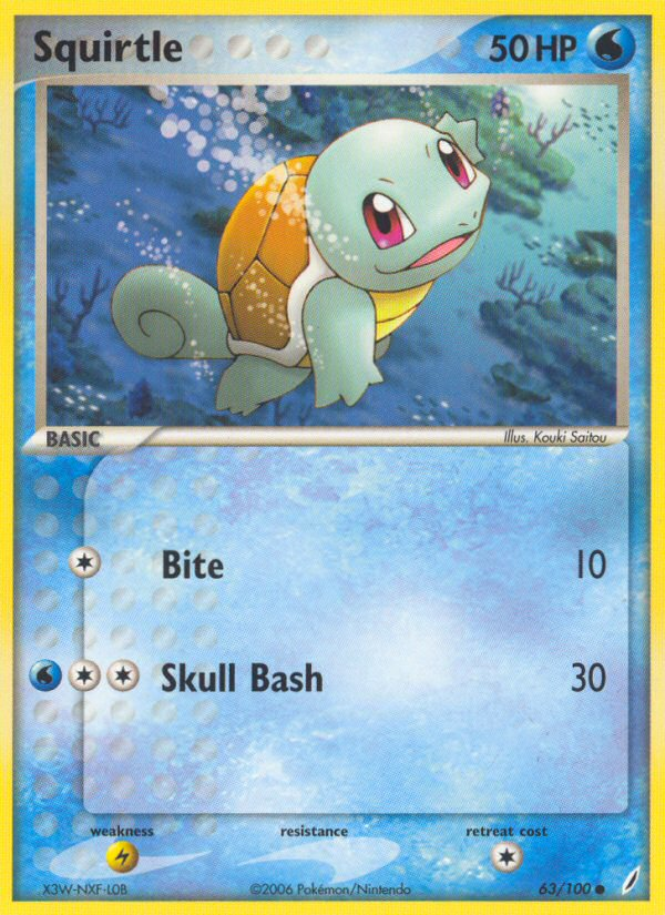 Squirtle (63/100) [EX: Crystal Guardians] | Amazing Games TCG