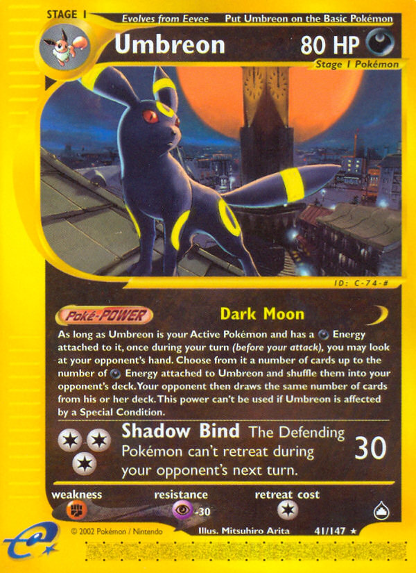 Umbreon (41/147) [Aquapolis] | Amazing Games TCG