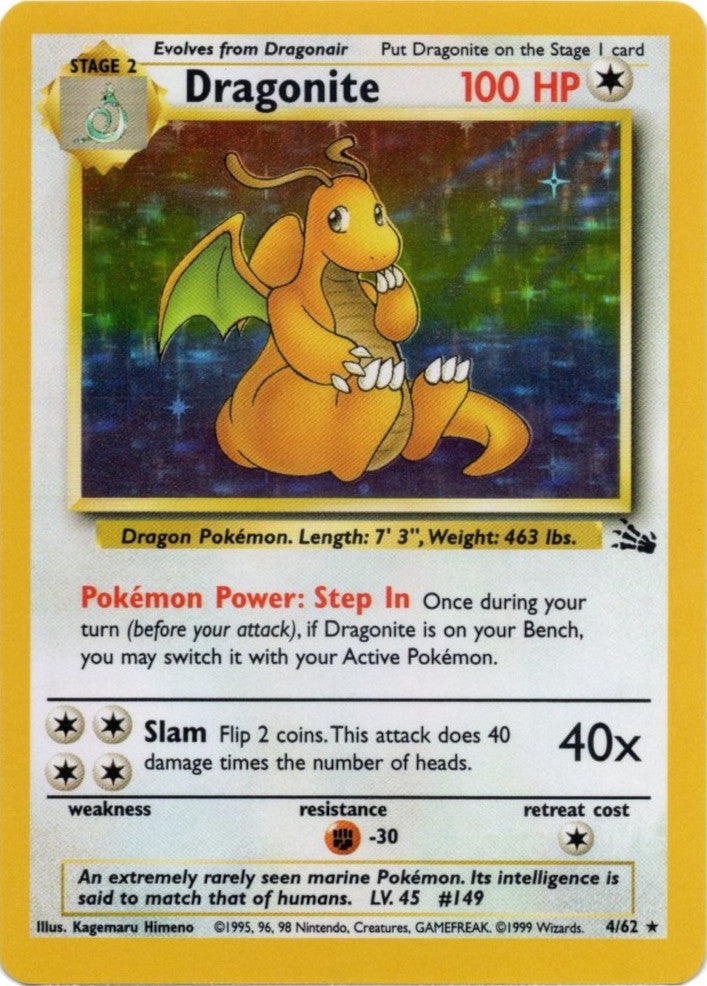 Dragonite (4/62) [Fossil Unlimited] | Amazing Games TCG