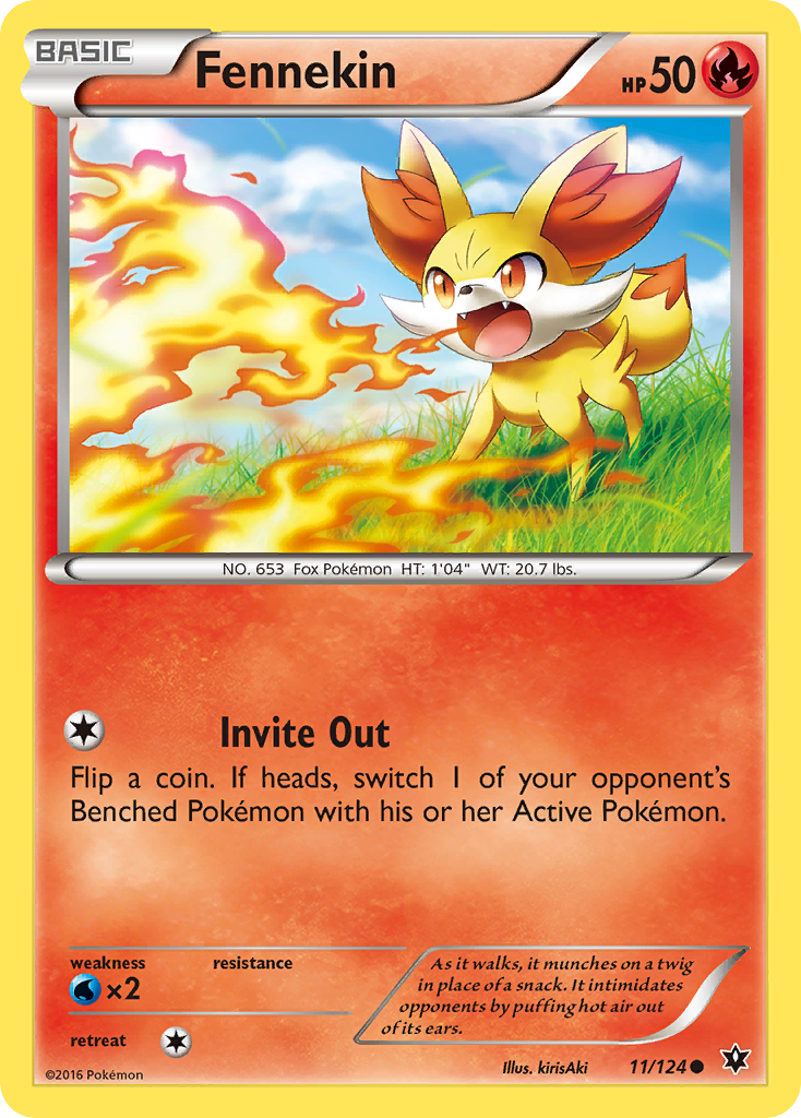 Fennekin (11/124) [XY: Fates Collide] | Amazing Games TCG