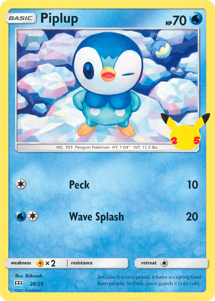 Piplup (20/25) [McDonald's 25th Anniversary] | Amazing Games TCG