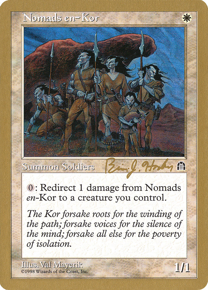 Nomads en-Kor (Brian Hacker) [World Championship Decks 1998] | Amazing Games TCG