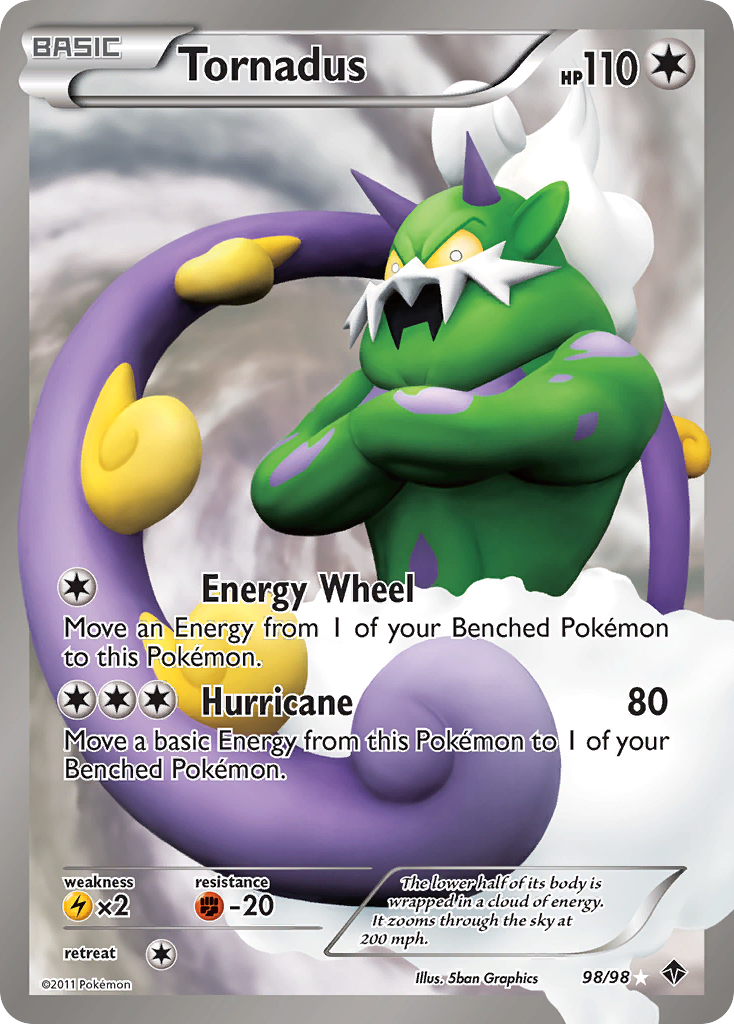 Tornadus (98/98) [Black & White: Emerging Powers] | Amazing Games TCG