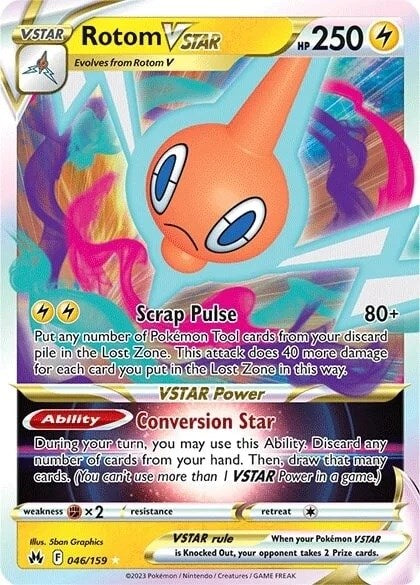 Rotom VSTAR (046/159) [Sword & Shield: Crown Zenith] | Amazing Games TCG