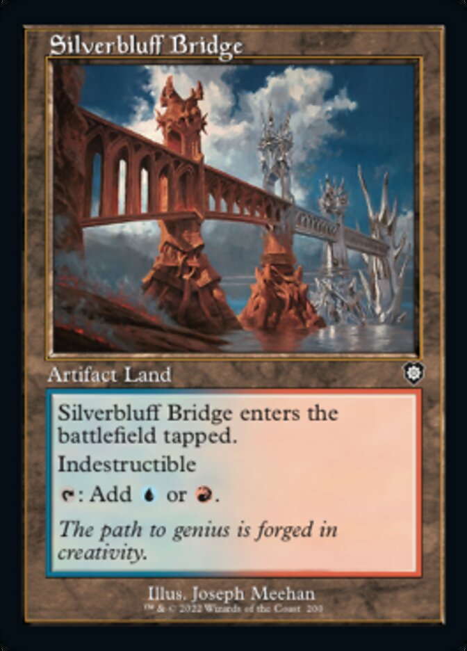 Silverbluff Bridge (Retro) [The Brothers' War Commander] | Amazing Games TCG