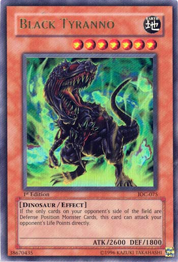 Black Tyranno [IOC-075] Ultra Rare | Amazing Games TCG