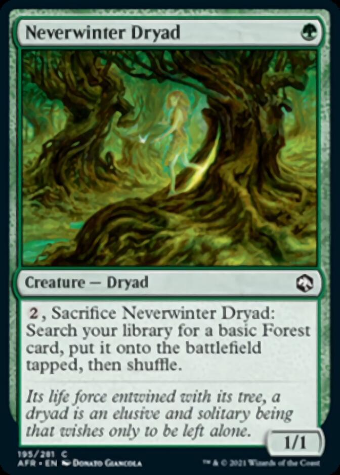 Neverwinter Dryad [Dungeons & Dragons: Adventures in the Forgotten Realms] | Amazing Games TCG