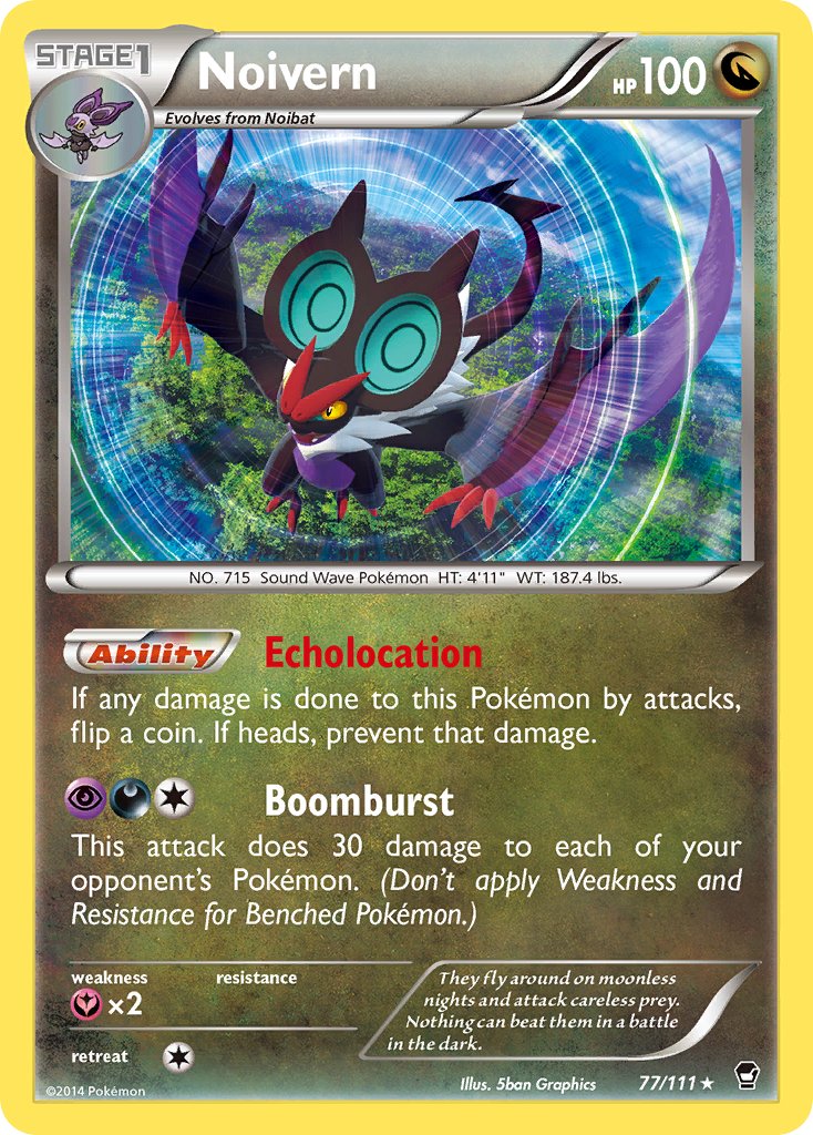 Noivern (77/111) (Cosmos Holo) (Blister Exclusive) [XY: Furious Fists] | Amazing Games TCG