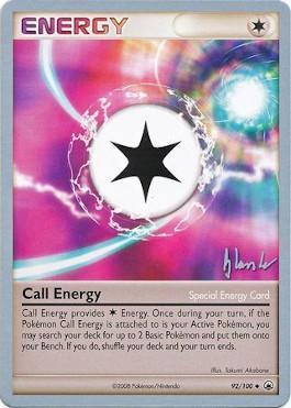 Call Energy (92/100) (Empotech - Dylan Lefavour) [World Championships 2008] | Amazing Games TCG