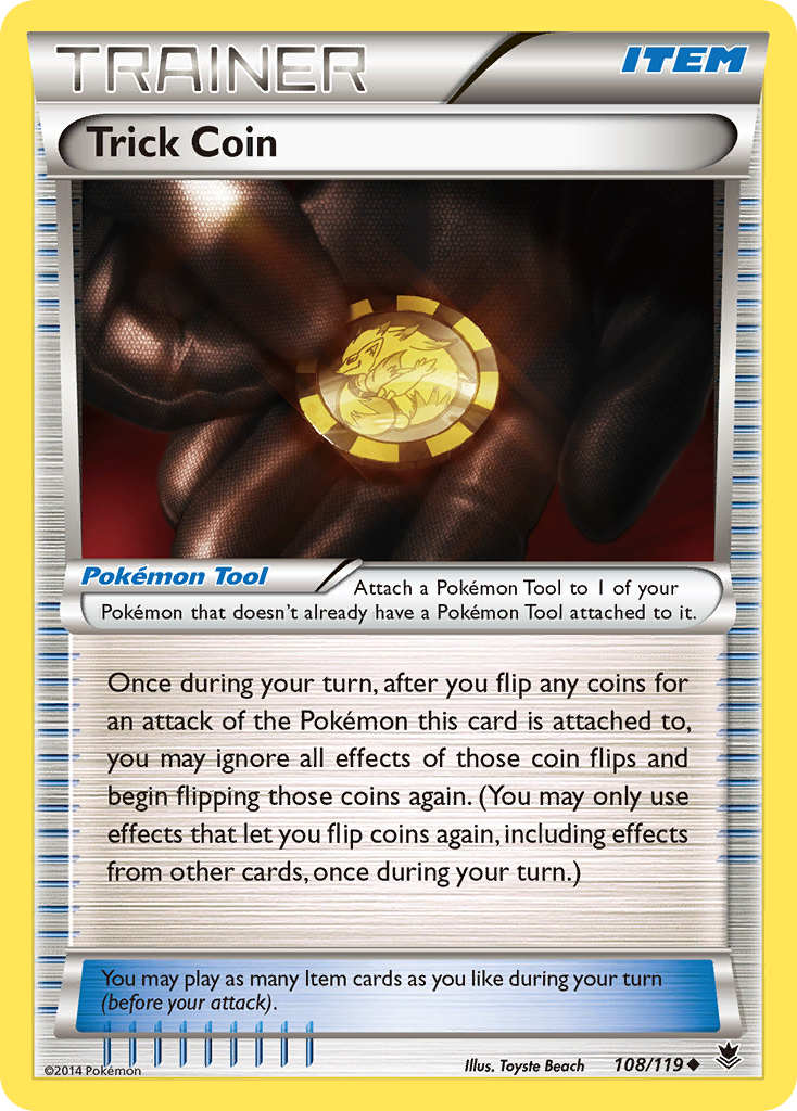 Trick Coin (108/119) [XY: Phantom Forces] | Amazing Games TCG