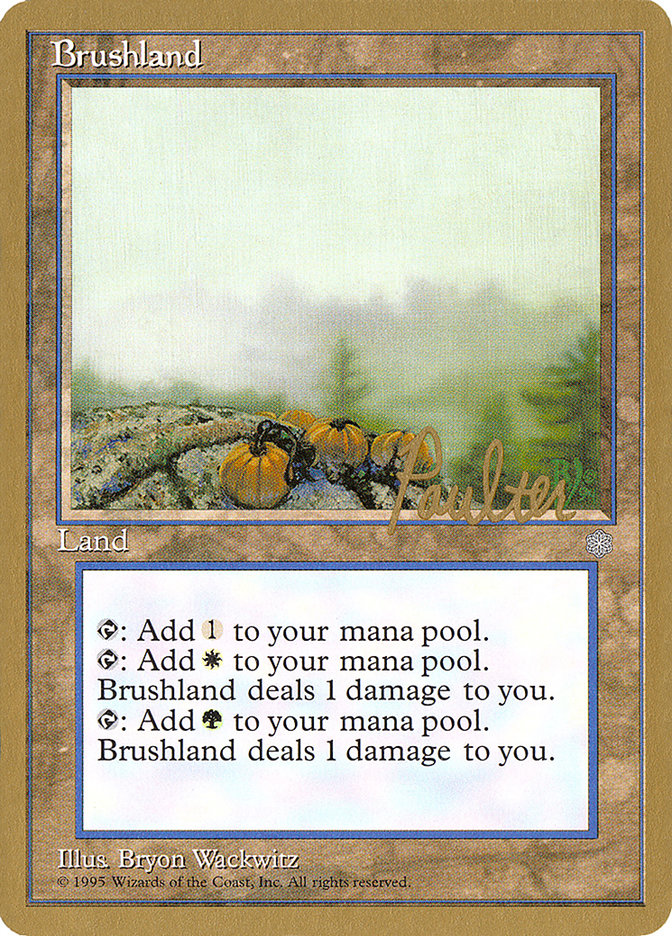 Brushland (Preston Poulter) [Pro Tour Collector Set] | Amazing Games TCG