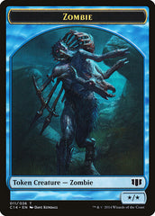 Ape // Zombie (011/036) Double-sided Token [Commander 2014 Tokens] | Amazing Games TCG