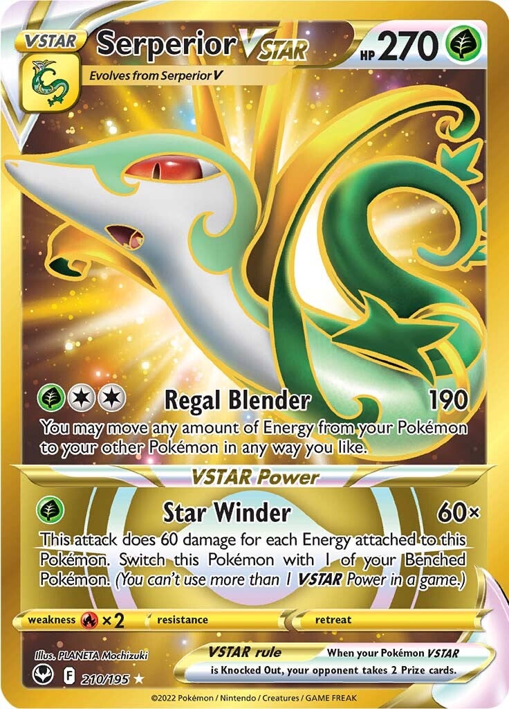 Serperior VSTAR (210/195) [Sword & Shield: Silver Tempest] | Amazing Games TCG