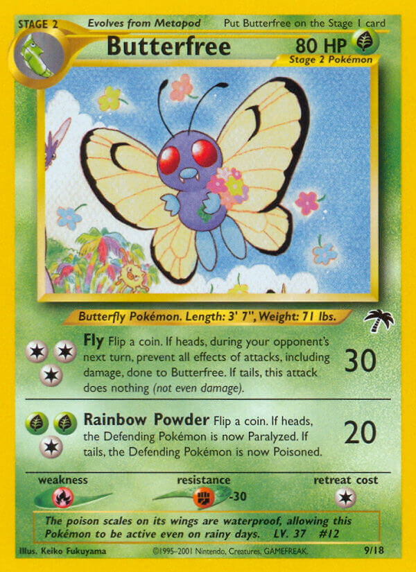 Butterfree (9/18) [Southern Islands] | Amazing Games TCG