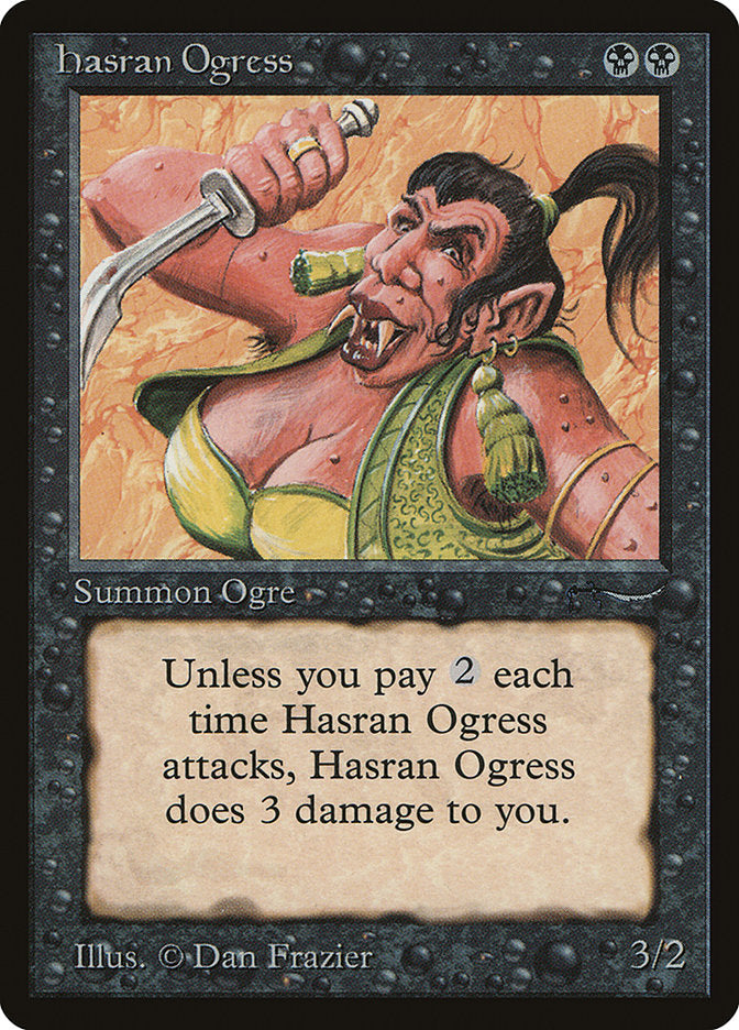 Hasran Ogress (Light Mana Cost) [Arabian Nights] | Amazing Games TCG
