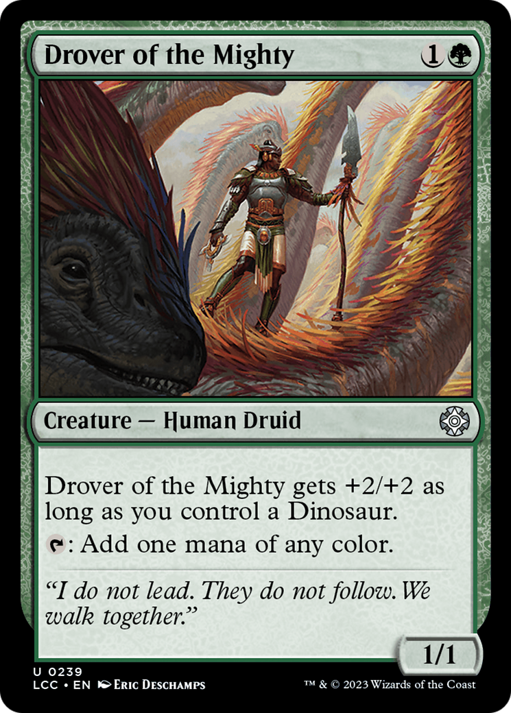 Drover of the Mighty [The Lost Caverns of Ixalan Commander] | Amazing Games TCG