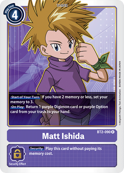 Matt Ishida [BT2-090] [Release Special Booster Ver.1.0] | Amazing Games TCG