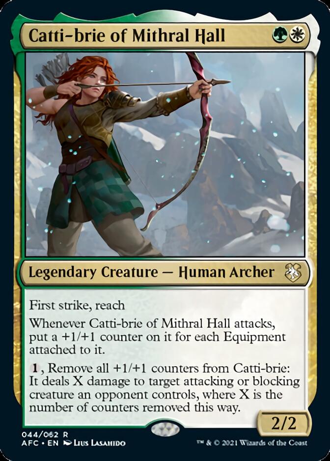 Catti-brie of Mithral Hall [Dungeons & Dragons: Adventures in the Forgotten Realms Commander] | Amazing Games TCG