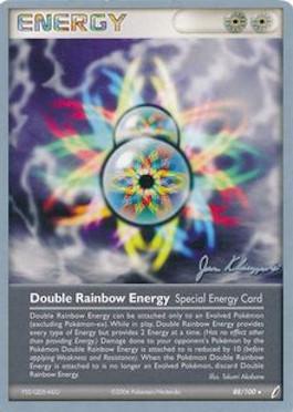 Double Rainbow Energy (88/100) (Psychic Lock - Jason Klaczynski) [World Championships 2008] | Amazing Games TCG