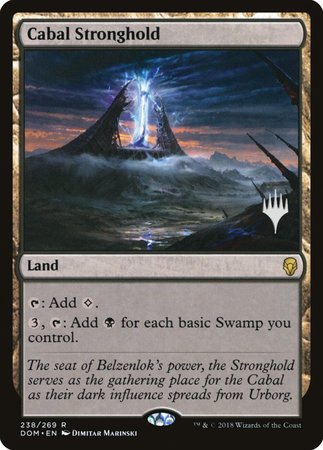 Cabal Stronghold [Dominaria Promos] | Amazing Games TCG